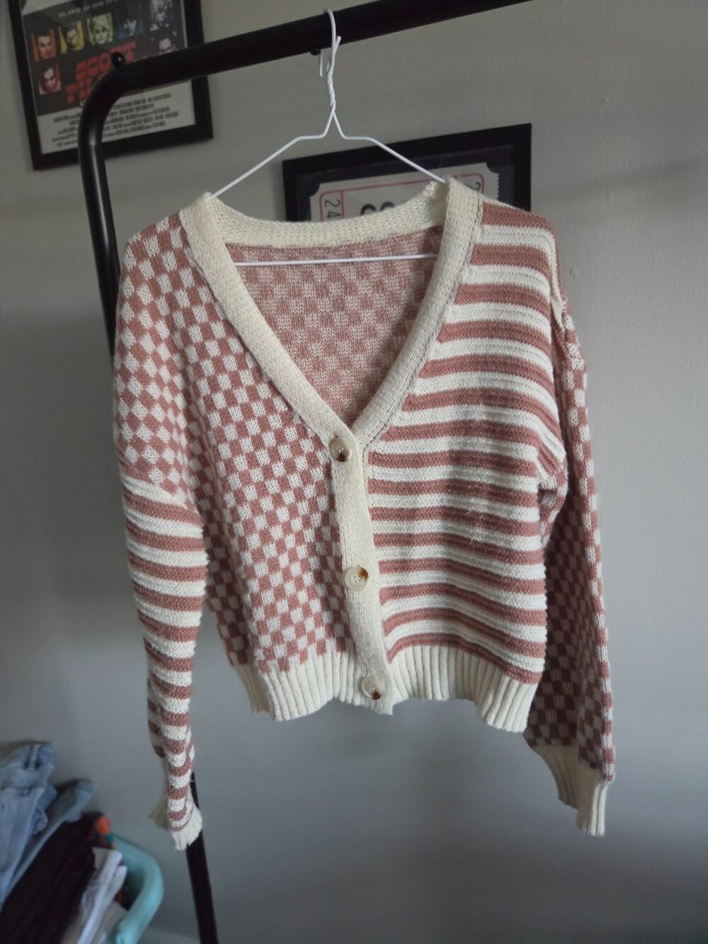 Copycat knit cropped cardigan